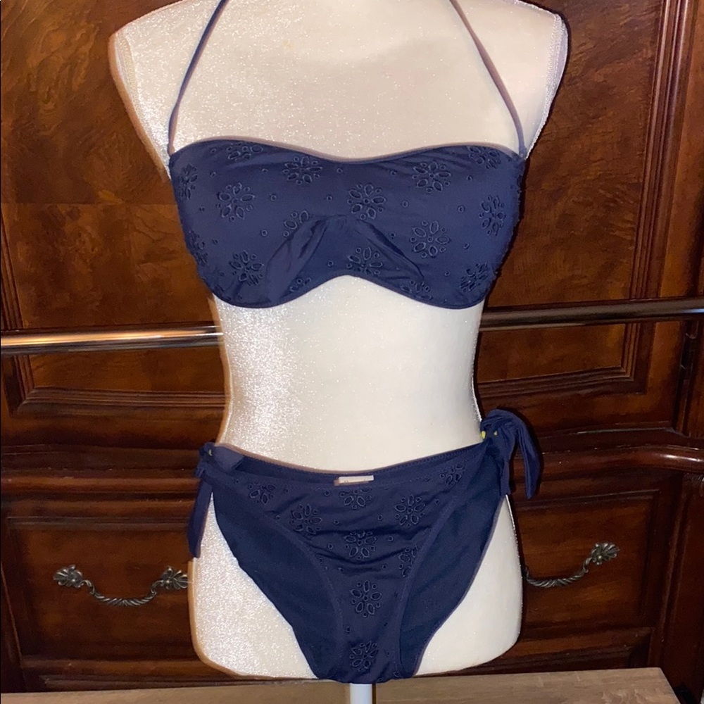 Abercrombie & Fitch Navy Bikini Set